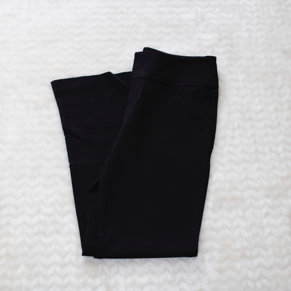 INC International Concepts Women's Tie Front Tapered Leg Stretch Utility Pants Black Size 0